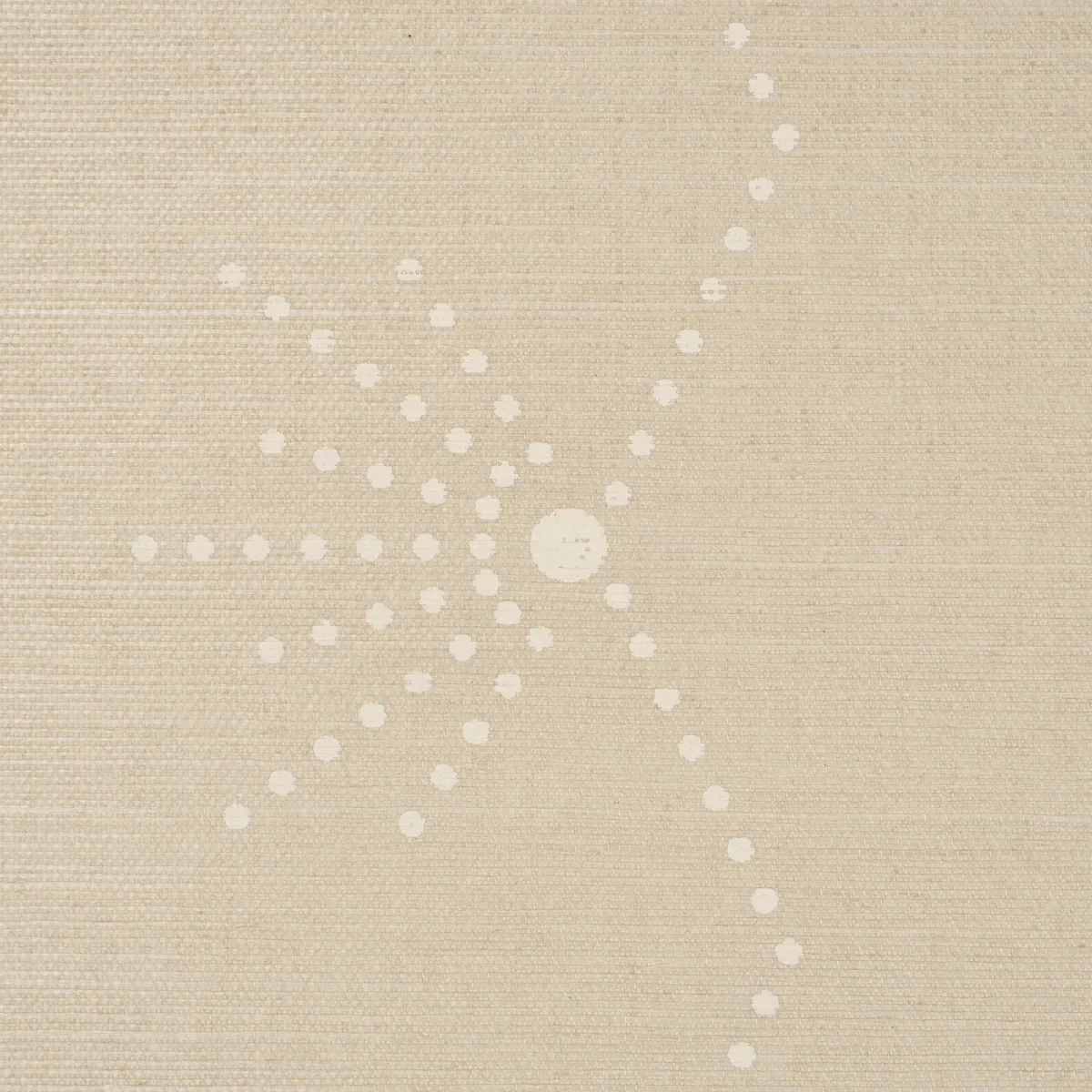 ROYÈRE STRIPE SISAL SAND Schumacher Wallpaper wallpaper - SKU 5016721