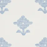 RUBIA BLUE Schumacher Wallpaper wallpaper - SKU 5012220