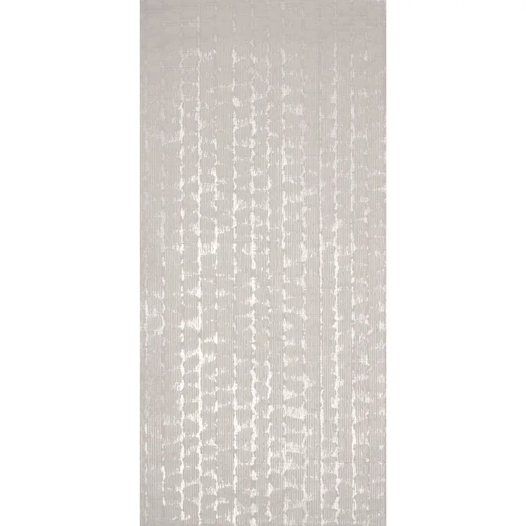 Schumacher RUNE PINSTRIPE WALLCOVERING wallpaper, color SILVER, SKU 5017430