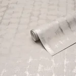 RUNE PINSTRIPE WALLCOVERING - SILVER Schumacher Wallpaper | RUNE PINSTRIPE WALLCOVERING SILVER Schumacher Wallpaper wallpaper - SKU 5017430