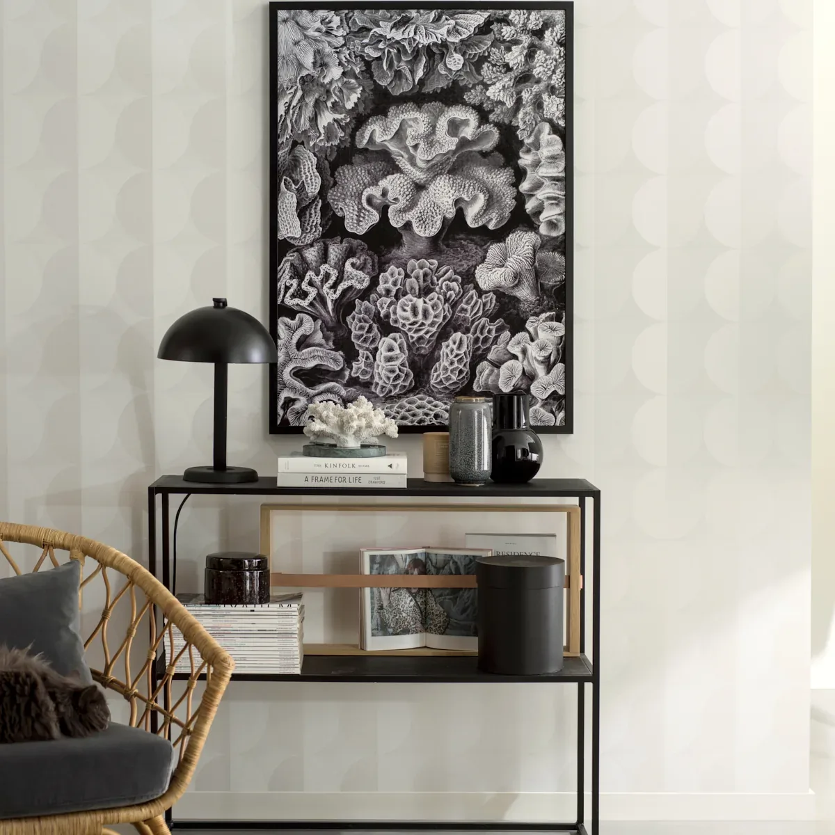 SAHARA MOON - PEARL Schumacher Wallpaper | Wallpaper Twins SAHARA MOON PEARL Schumacher Wallpaper wallpaper - SKU 7150