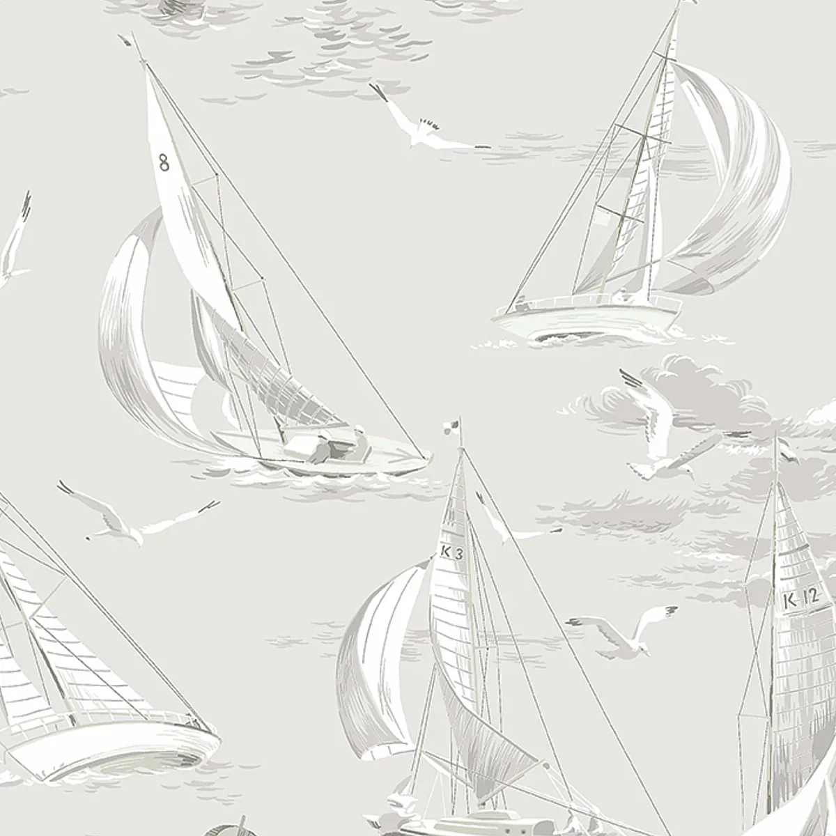 8855 | SAILBOATS – GREY
