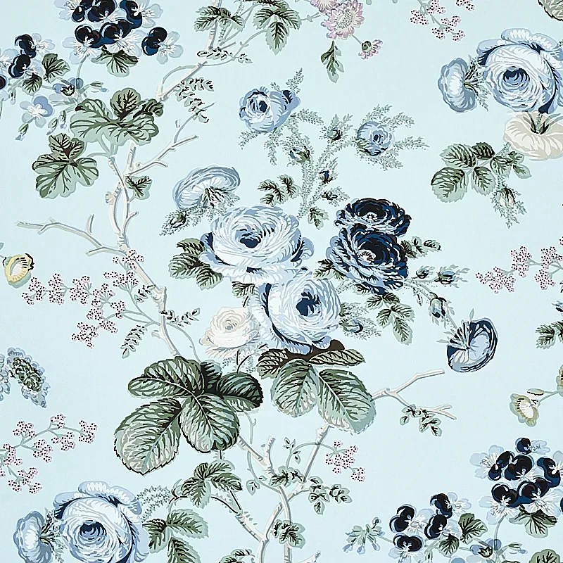 SALISBURY CELADON Schumacher Wallpaper wallpaper - SKU 5012060