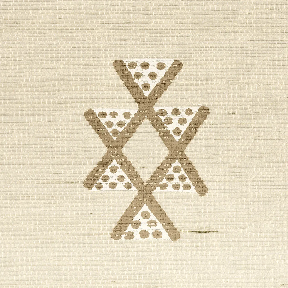 SAMSUN SISAL NATURAL Schumacher Wallpaper wallpaper - SKU 5014540