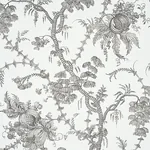 SAN CRISTOBAL TOILE - BLACK Schumacher Wallpaper | Wallpaper SAN CRISTOBAL TOILE BLACK Schumacher Wallpaper wallpaper - SKU 5010622