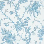 SAN CRISTOBAL TOILE - PEACOCK Schumacher Wallpaper | Wallpap SAN CRISTOBAL TOILE PEACOCK Schumacher Wallpaper wallpaper - SKU 5010620