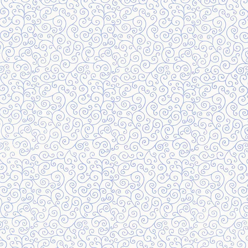 SANGAR SCROLL DELFT Schumacher Wallpaper wallpaper - SKU 5005221