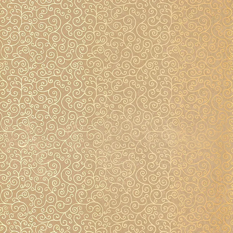 SANGAR SCROLL GILT Schumacher Wallpaper wallpaper - SKU 5005223