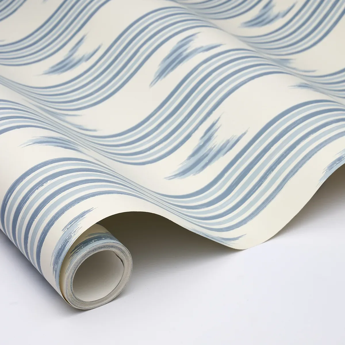 SANTA BARBARA IKAT CHINA BLUE Schumacher Wallpaper wallpaper - SKU 5009223