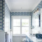 SANTA BARBARA IKAT - INDIGO Schumacher Wallpaper | Wallpaper SANTA BARBARA IKAT INDIGO Schumacher Wallpaper wallpaper - SKU 5009220