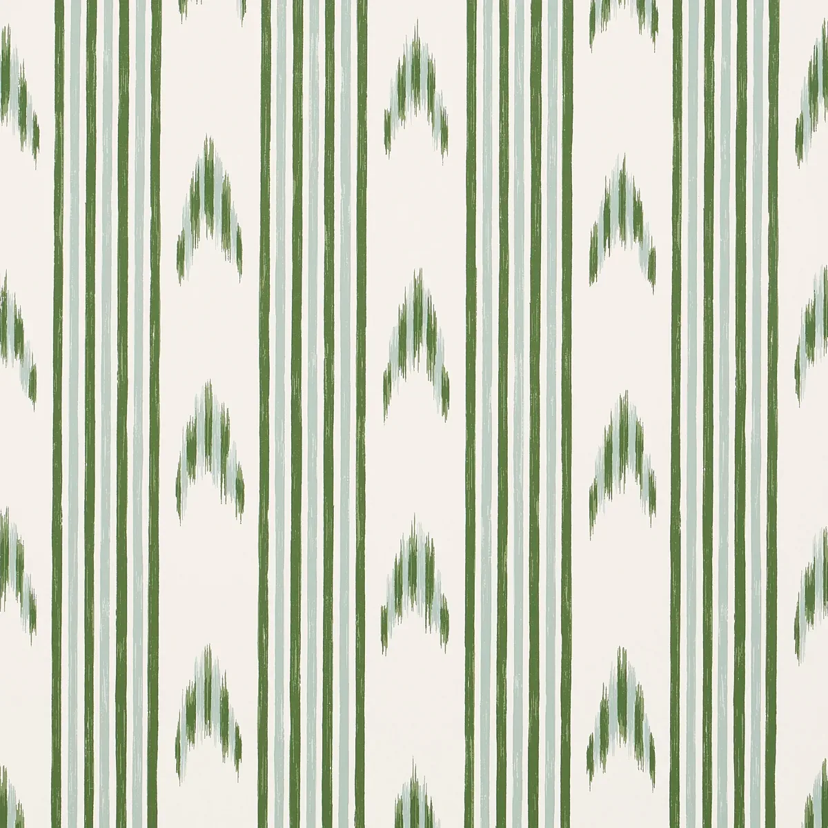 SANTA BARBARA IKAT LEAF GREEN Schumacher Wallpaper wallpaper - SKU 5009224