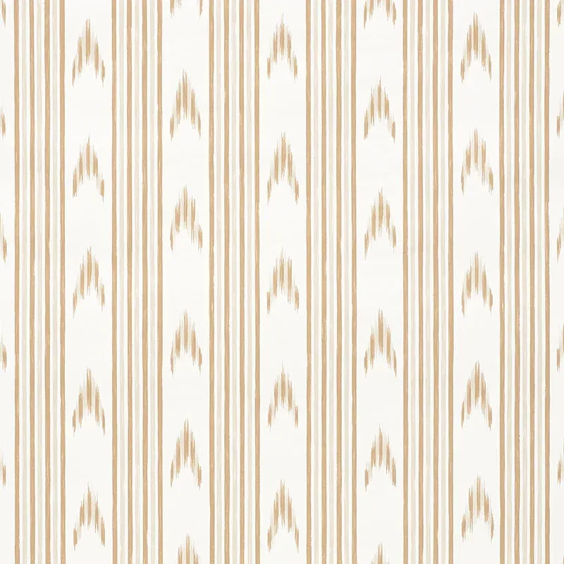 SANTA BARBARA IKAT NEUTRAL Schumacher Wallpaper wallpaper - SKU 5009222