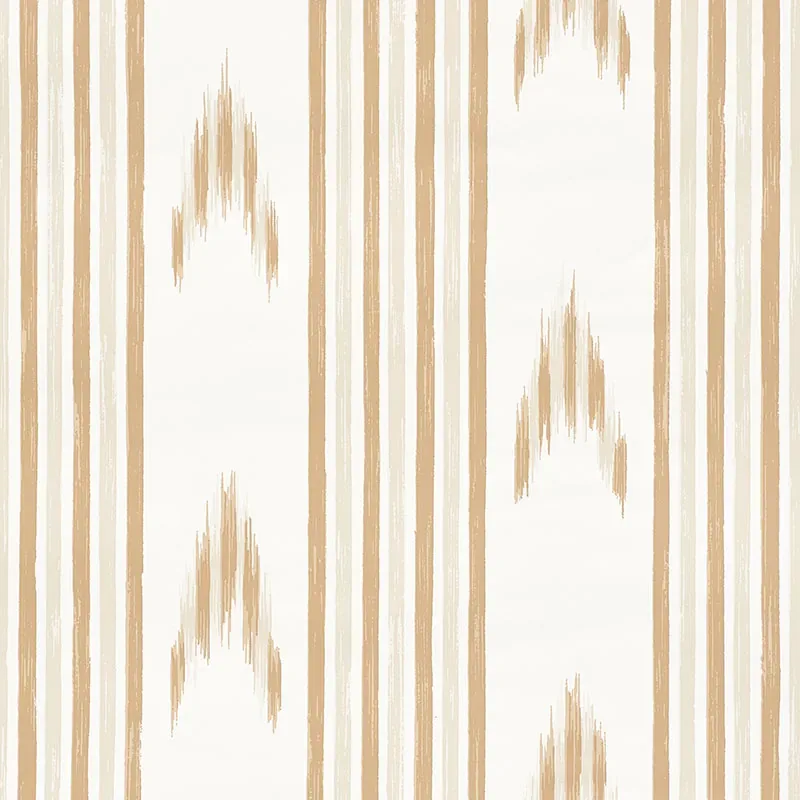 SANTA BARBARA IKAT NEUTRAL Schumacher Wallpaper wallpaper - SKU 5009222