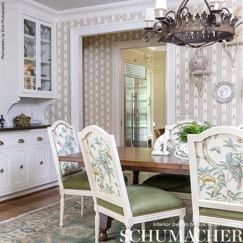SANTA BARBARA IKAT - NEUTRAL Schumacher Wallpaper | Wallpape SANTA BARBARA IKAT NEUTRAL Schumacher Wallpaper wallpaper - SKU 5009222