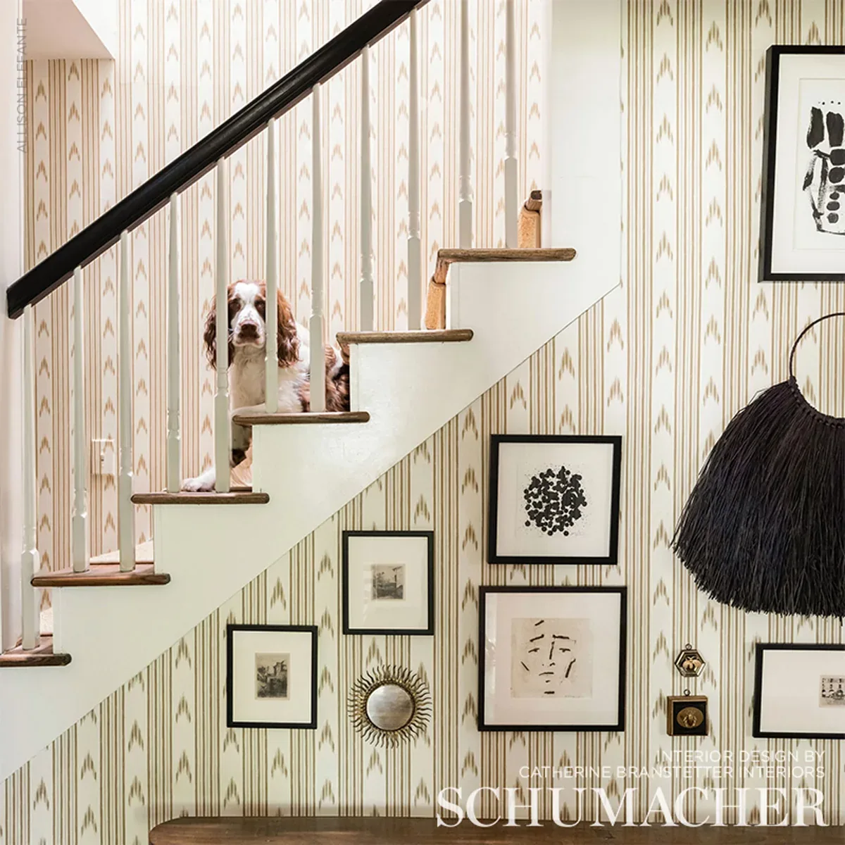 SANTA BARBARA IKAT - NEUTRAL Schumacher Wallpaper | Wallpape SANTA BARBARA IKAT NEUTRAL Schumacher Wallpaper wallpaper - SKU 5009222