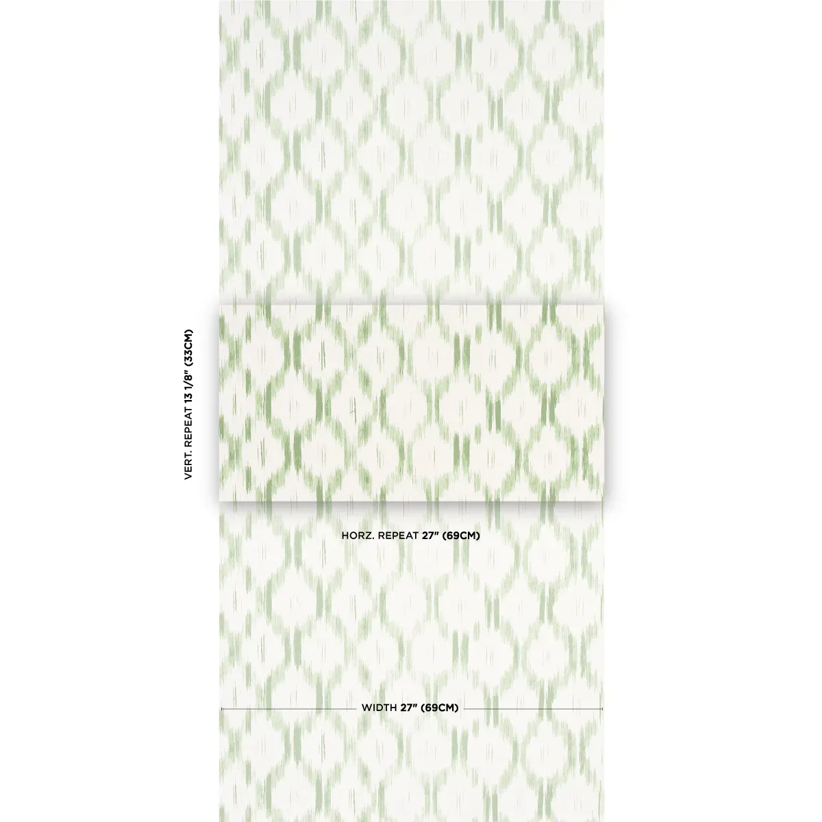 SANTA MONICA LEAF GREEN Schumacher Wallpaper wallpaper - SKU 5014372