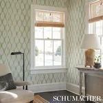 SANTA MONICA - LEAF GREEN Schumacher Wallpaper | Wallpaper T SANTA MONICA LEAF GREEN Schumacher Wallpaper wallpaper - SKU 5014372
