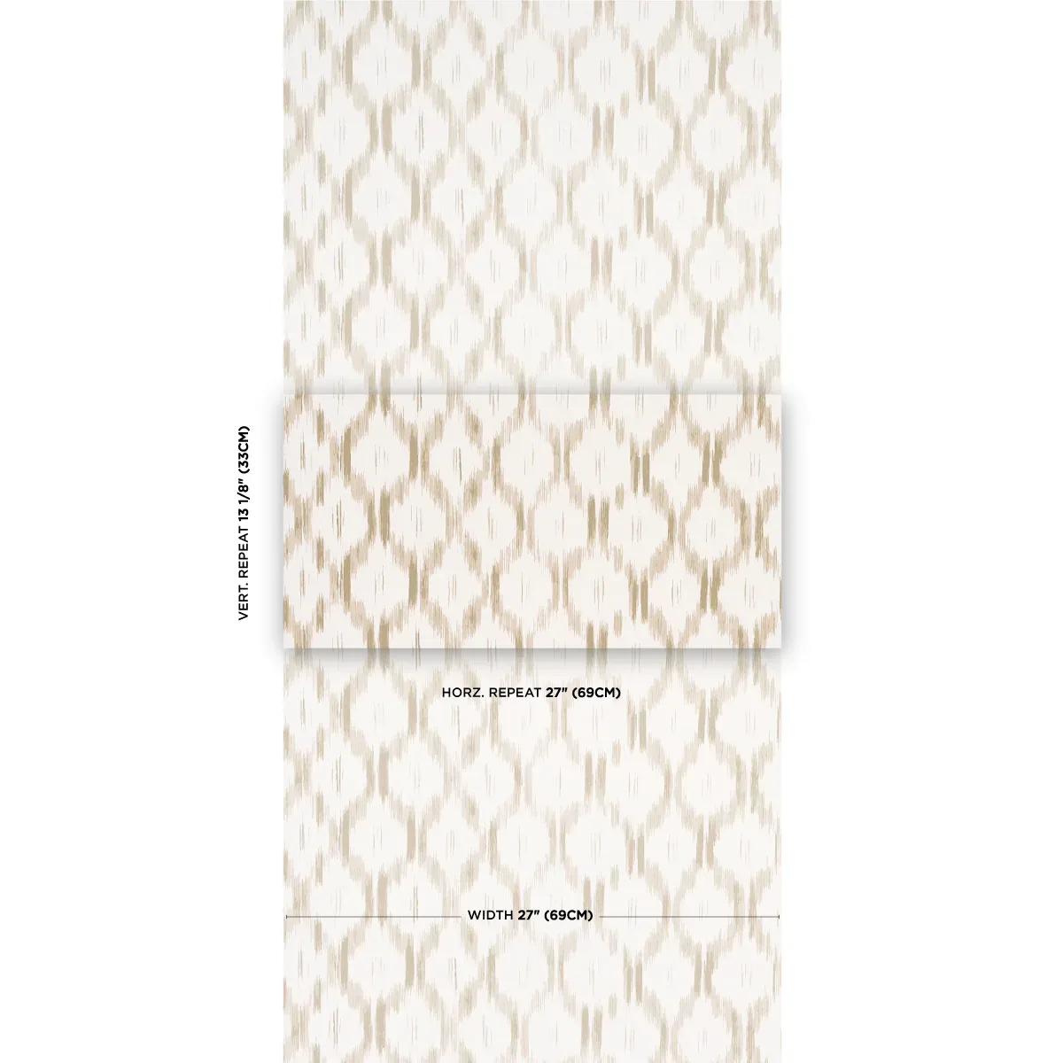 SANTA MONICA NEUTRAL Schumacher Wallpaper wallpaper - SKU 5014371