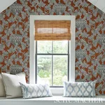SANTAREM CHOCOLATE Schumacher Wallpaper wallpaper - SKU 5012822