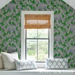 SANTAREM - GREEN Schumacher Wallpaper | Wallpaper Twins SANTAREM GREEN Schumacher Wallpaper wallpaper - SKU 5012821