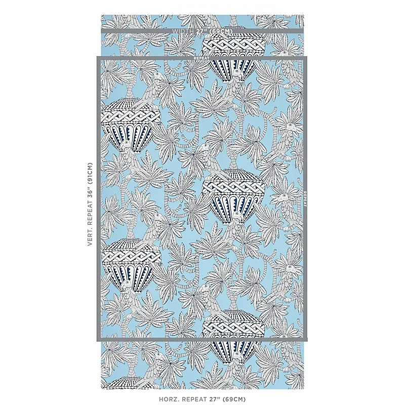 SANTAREM SKY Schumacher Wallpaper wallpaper - SKU 5012820