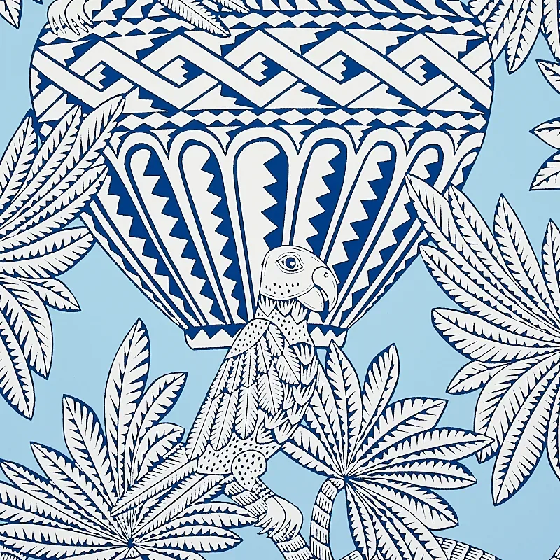 SANTAREM SKY Schumacher Wallpaper wallpaper - SKU 5012820