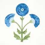 SARANDA FLOWER - ROYAL Schumacher Wallpaper | Wallpaper Twin SARANDA FLOWER ROYAL Schumacher Wallpaper wallpaper - SKU 5012412