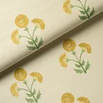 SARANDA FLOWER SISAL - MARIGOLD Schumacher Wallpaper | Wallp SARANDA FLOWER SISAL MARIGOLD Schumacher Wallpaper wallpaper - SKU 5016670