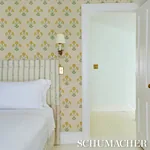 SARANDA FLOWER SISAL - MARIGOLD Schumacher Wallpaper | Wallp SARANDA FLOWER SISAL MARIGOLD Schumacher Wallpaper wallpaper - SKU 5016670