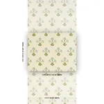 SARANDA FLOWER SISAL SKY Schumacher Wallpaper wallpaper - SKU 5016671