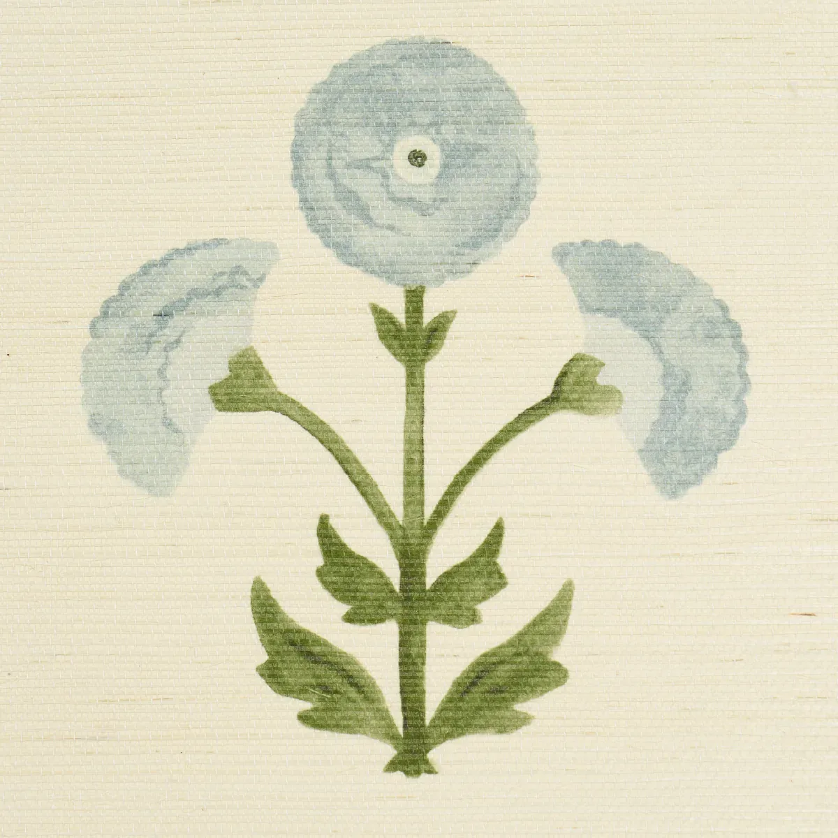 SARANDA FLOWER SISAL SKY Schumacher Wallpaper wallpaper - SKU 5016671