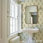 SARANDA FLOWER SISAL SKY Schumacher Wallpaper wallpaper - SKU 5016671