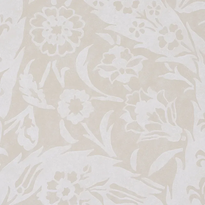 SAZ PAISLEY - IVORY Schumacher Wallpaper | Wallpaper Twins SAZ PAISLEY IVORY Schumacher Wallpaper wallpaper - SKU 5012901