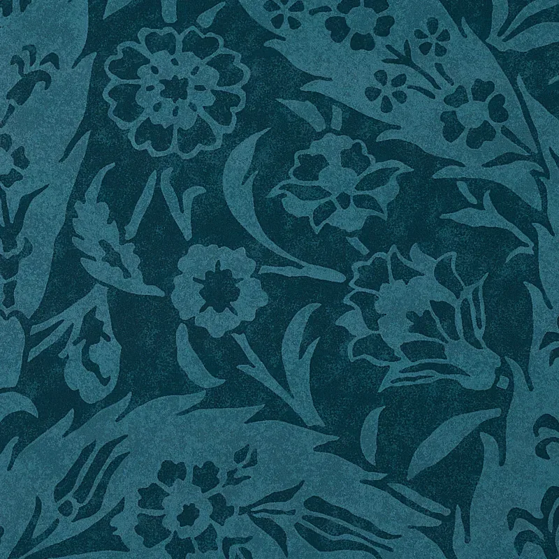 SAZ PAISLEY - PEACOCK Schumacher Wallpaper | Wallpaper Twins SAZ PAISLEY PEACOCK Schumacher Wallpaper wallpaper - SKU 5012903