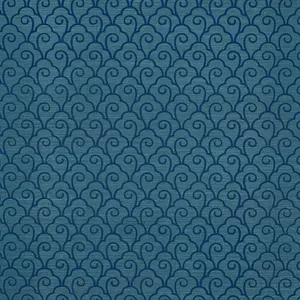 Schumacher SCALLOP FILIGREE SISAL wallpaper
