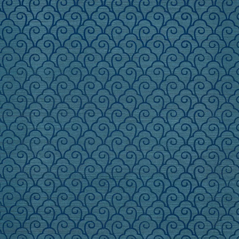 5008300 | SCALLOP FILIGREE SISAL – LAPIS ON PEACOCK