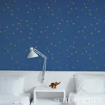 SCATTERED STARS - NIGHT Schumacher Wallpaper | Wallpaper Twi SCATTERED STARS NIGHT Schumacher Wallpaper wallpaper - SKU 5014141