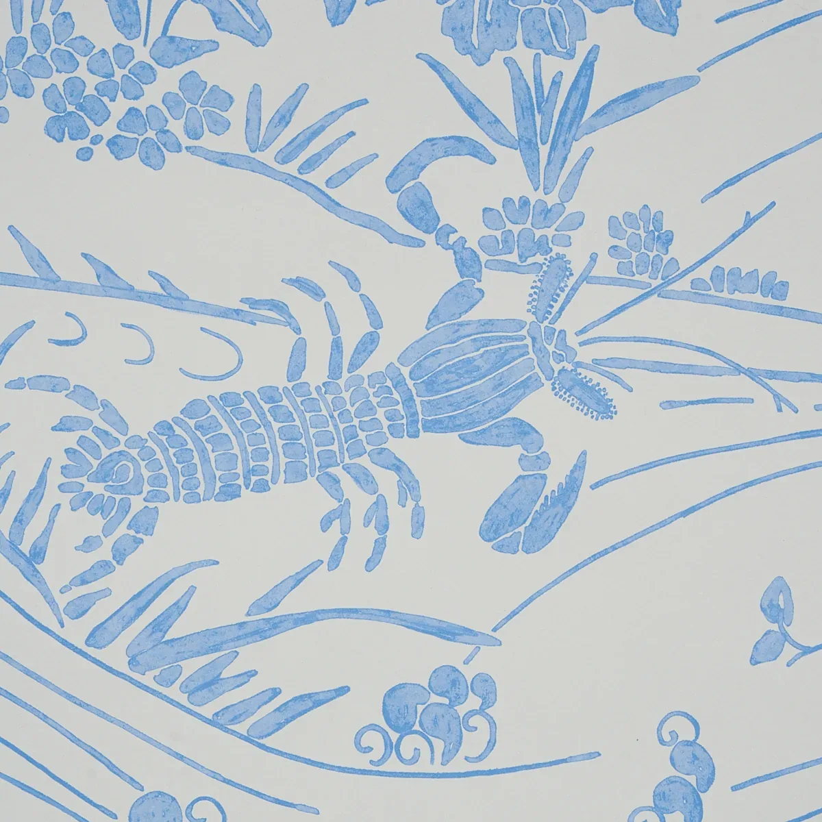 SEA GARDEN PORCELAIN Schumacher Wallpaper wallpaper - SKU 5013280