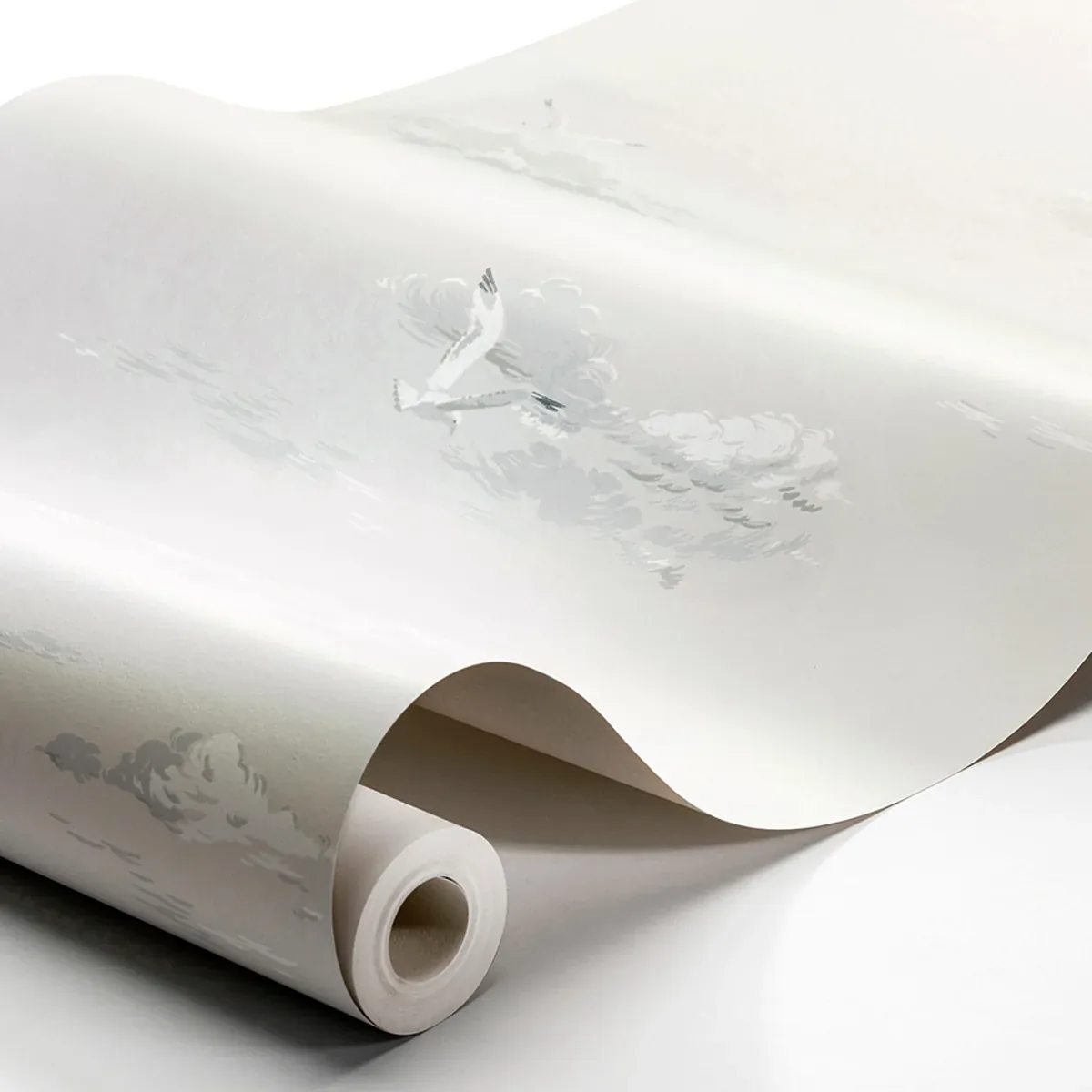 SEAGULLS GREY Schumacher Wallpaper wallpaper - SKU 8857