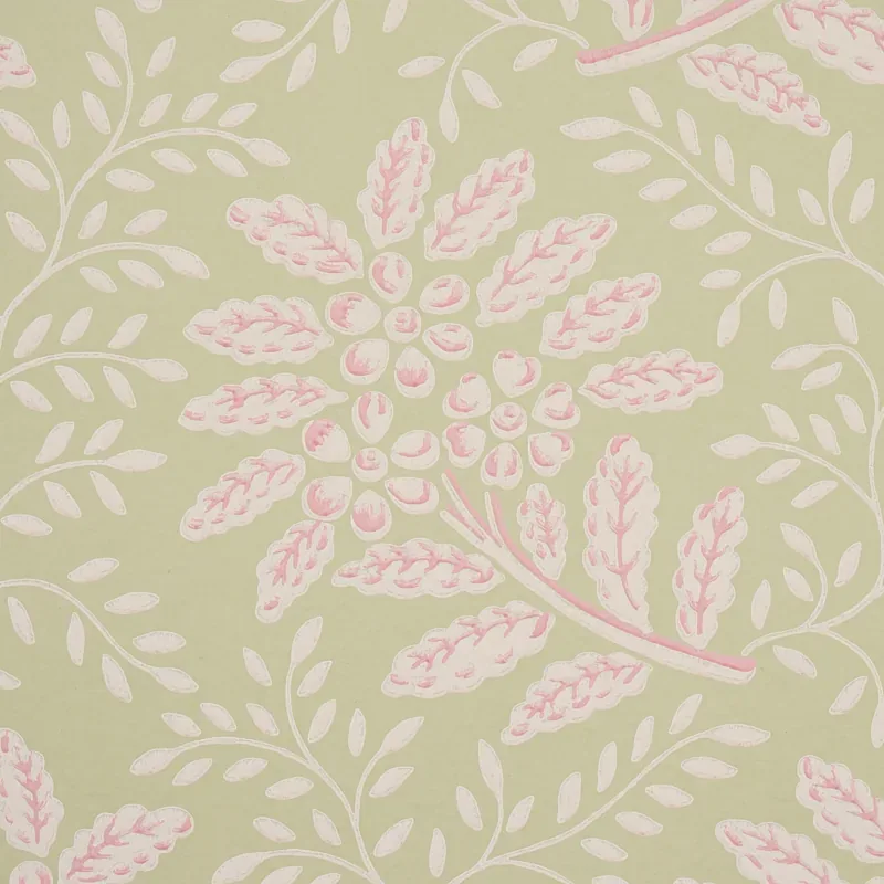 SECRET GARDEN GREEN Schumacher Wallpaper wallpaper - SKU 5013170
