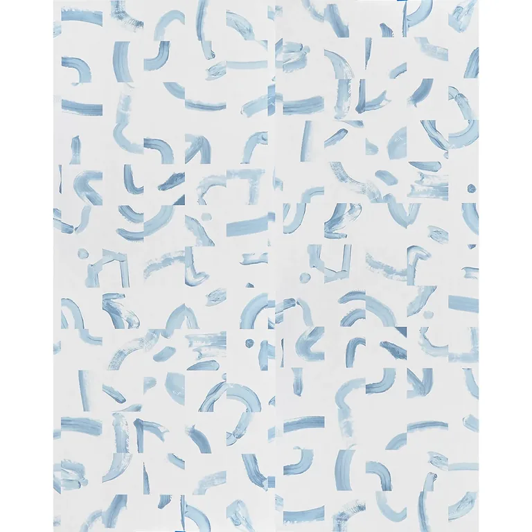 Schumacher SEPIESSA PANEL SET wallpaper, color SKY, SKU 5009490
