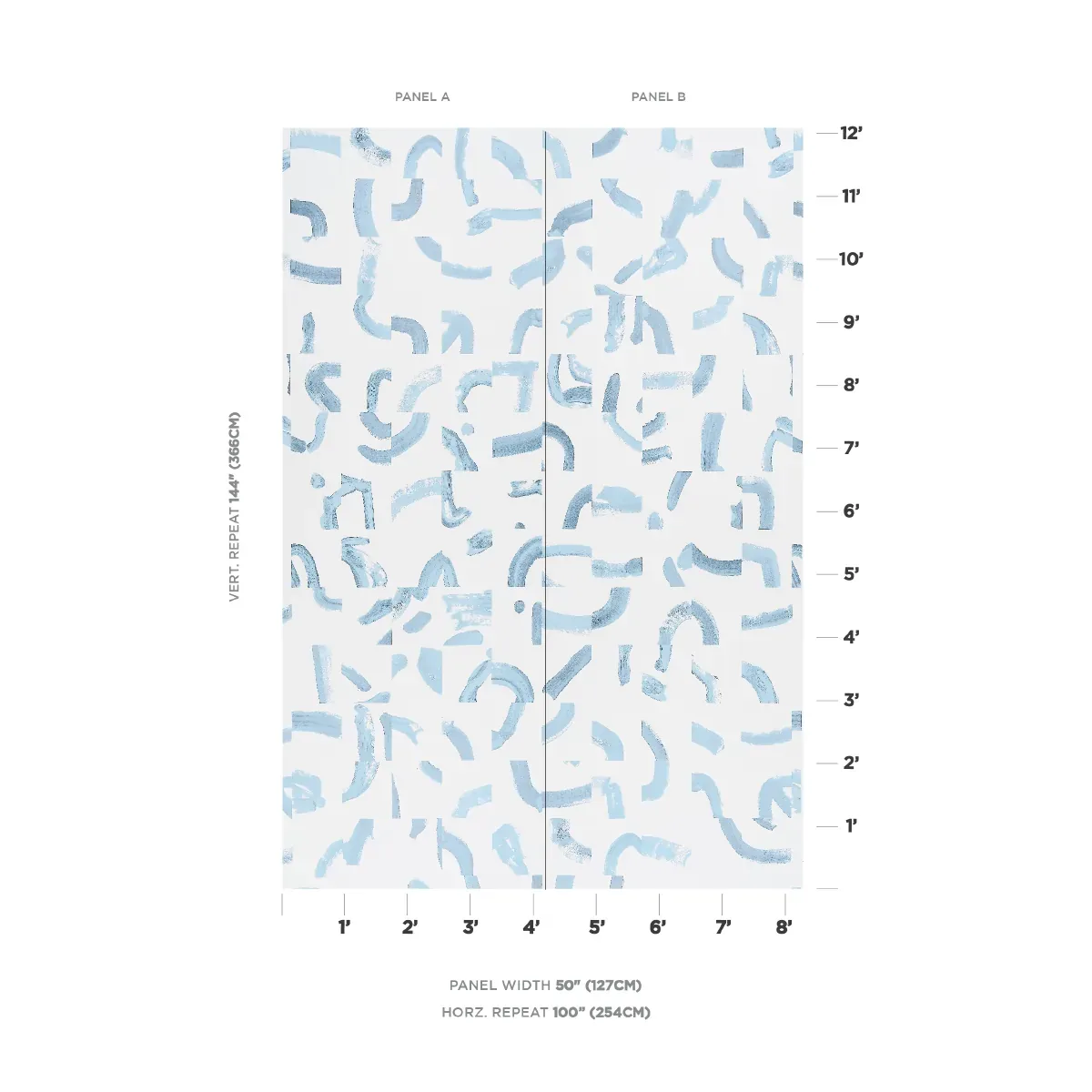 SEPIESSA PANEL SET SKY Schumacher Wallpaper wallpaper - SKU 5009490