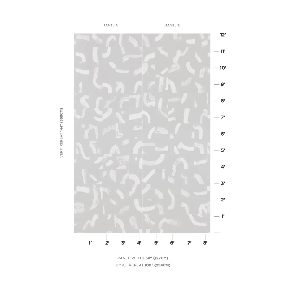 SEPIESSA PANEL SET STONE Schumacher Wallpaper wallpaper - SKU 5009491