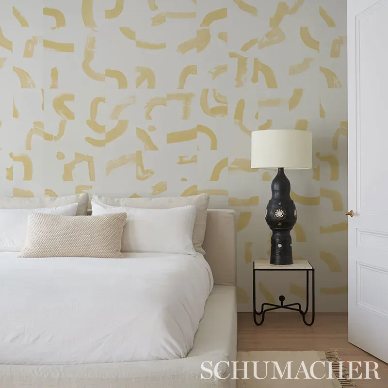 SEPIESSA PANEL SET YELLOW Schumacher Wallpaper wallpaper - SKU 5009493