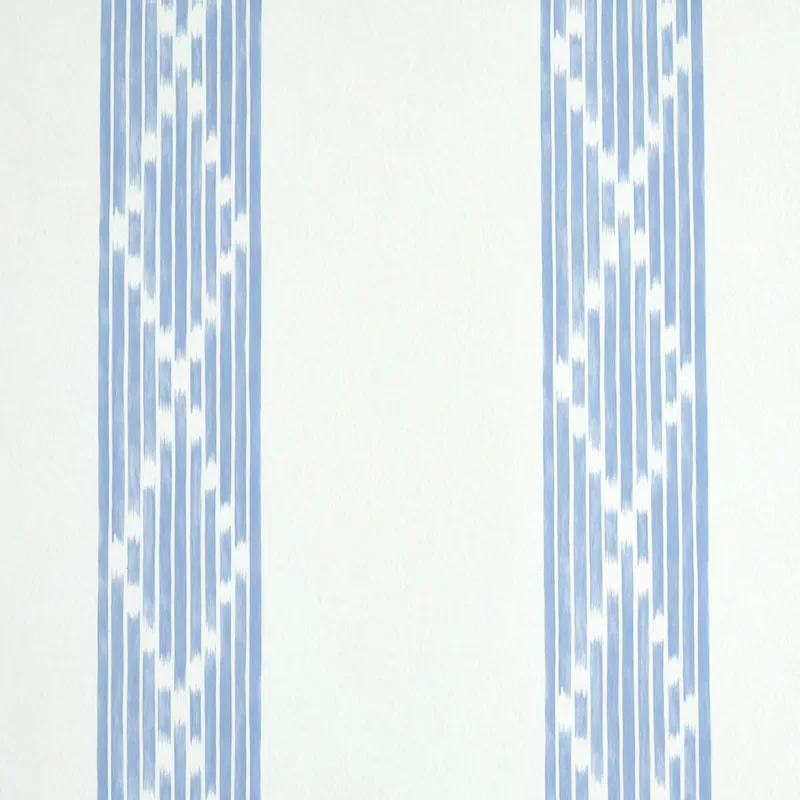SEQUOIA STRIPE BLUE Schumacher Wallpaper wallpaper - SKU 5011532