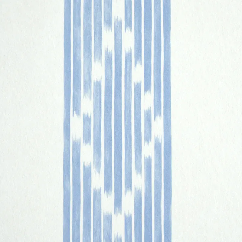 SEQUOIA STRIPE - BLUE Schumacher Wallpaper | Wallpaper Twins SEQUOIA STRIPE BLUE Schumacher Wallpaper wallpaper - SKU 5011532