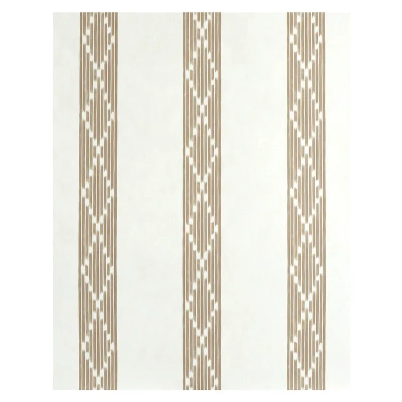 SEQUOIA STRIPE BROWN Schumacher Wallpaper wallpaper - SKU 5011530
