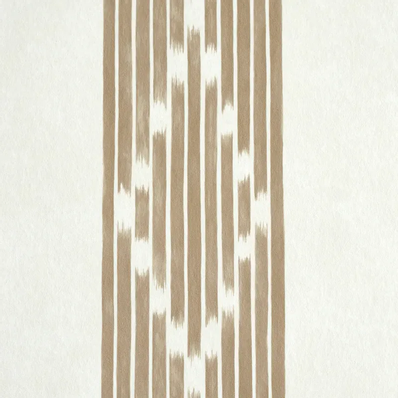 SEQUOIA STRIPE - BROWN Schumacher Wallpaper | Wallpaper Twin SEQUOIA STRIPE BROWN Schumacher Wallpaper wallpaper - SKU 5011530