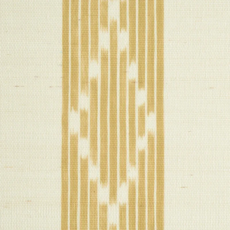 SEQUOIA STRIPE SISAL OCHRE Schumacher Wallpaper wallpaper - SKU 5011811