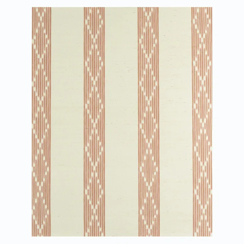 SEQUOIA STRIPE SISAL RUSSET Schumacher Wallpaper wallpaper - SKU 5011810